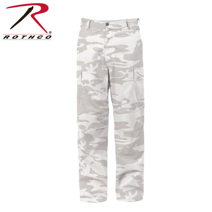 Rothco Color Camo Tactical BDU Pants White Camo Size XL