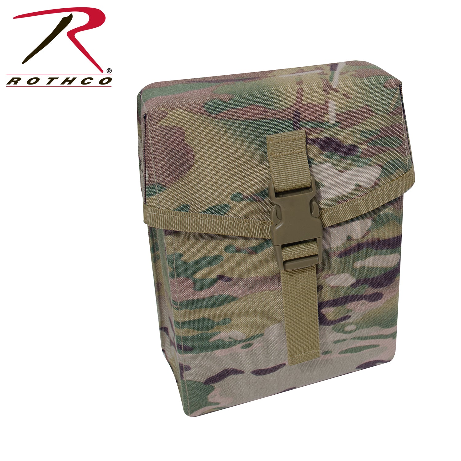 Rothco MOLLE II 200 Round SAW Pouch MultiCam - Durable Tactical Ammo Storage