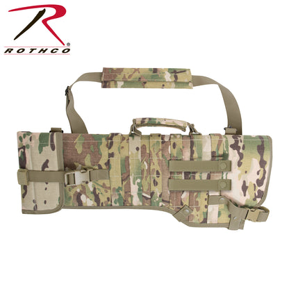 Rothco Tactical MOLLE Rifle Scabbard in MultiCam with Adjustable Fit and MOLLE Webbing