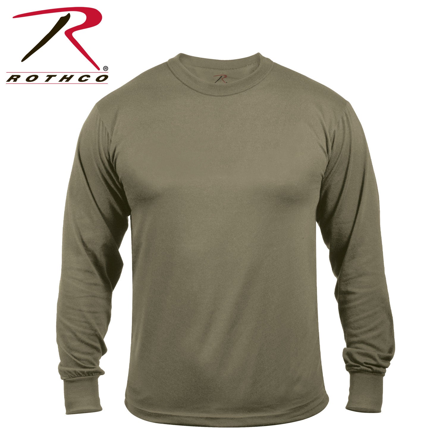 Rothco Moisture Wicking Long Sleeve T-Shirt AR 670-1 Coyote Brown Size 3XL