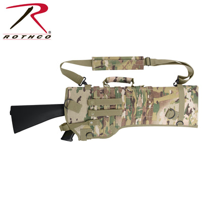 Rothco Tactical MOLLE Rifle Scabbard in MultiCam with Adjustable Fit and MOLLE Webbing