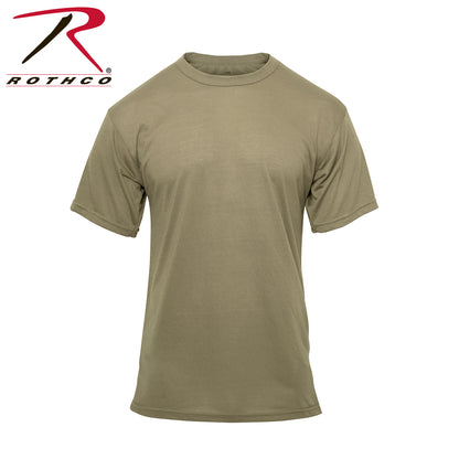 Rothco Moisture Wicking T-Shirt AR 670-1 Coyote Brown Size M for Tactical and Outdoor Performance