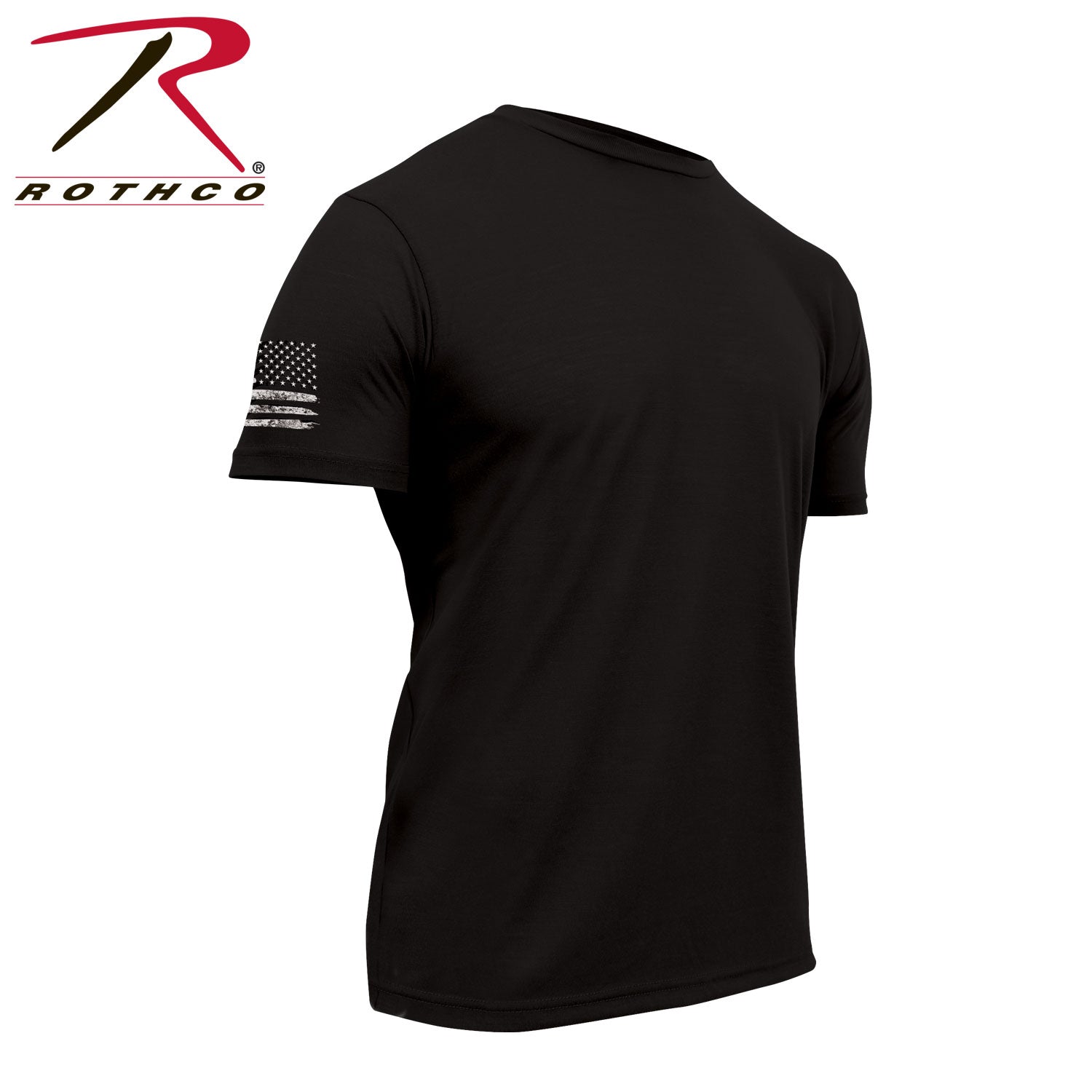 Rothco Tactical Athletic Fit T-Shirt Black Size XL – Durable Moisture-Wicking Performance