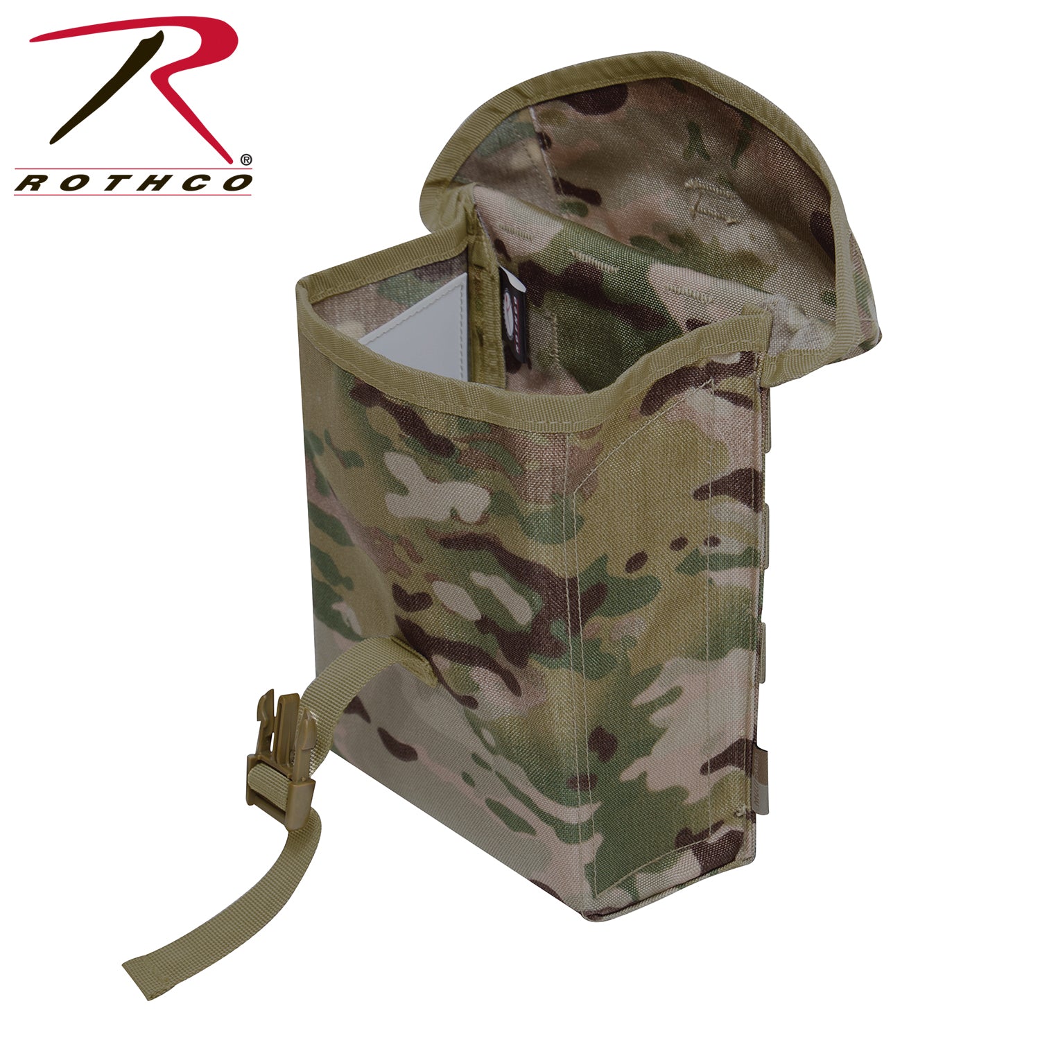 Rothco MOLLE II 200 Round SAW Pouch MultiCam - Durable Tactical Ammo Storage