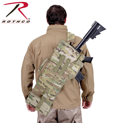 Rothco Tactical MOLLE Rifle Scabbard in MultiCam with Adjustable Fit and MOLLE Webbing