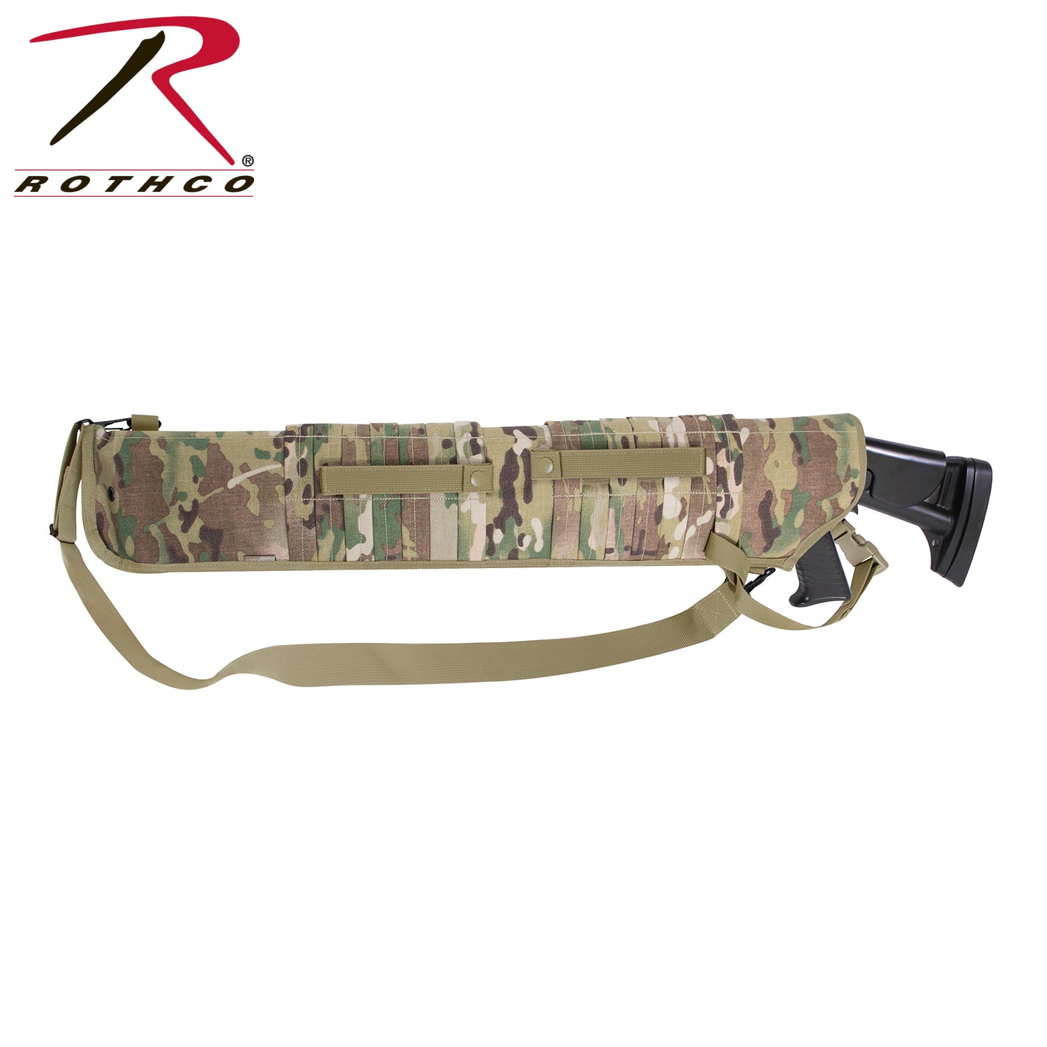 Rothco Tactical MOLLE Shotgun Scabbard MultiCam Part 25912