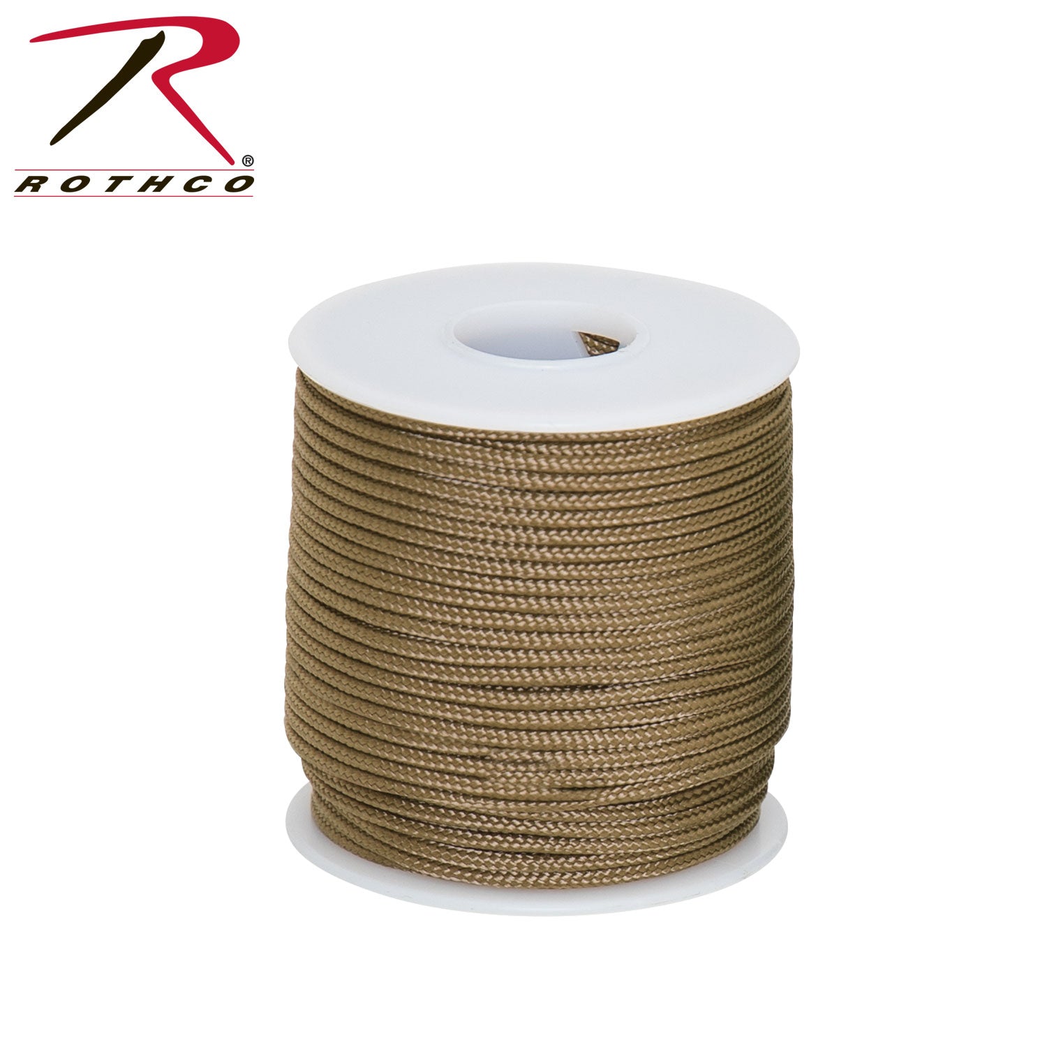 Rothco 95lb Micro Cord 100ft Spool Coyote Brown – Durable Paracord for Outdoor Adventures and Emergency Use