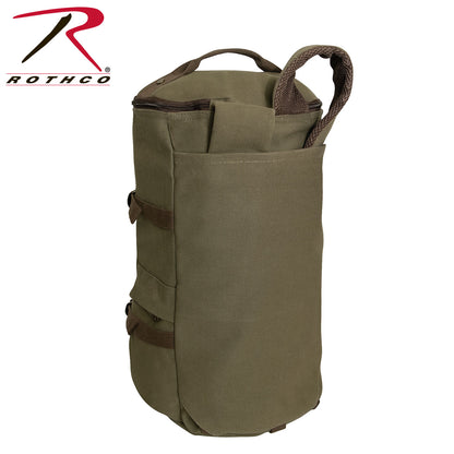 Rothco Convertible Canvas Duffle Backpack 19 Inches Olive Drab Part #2515