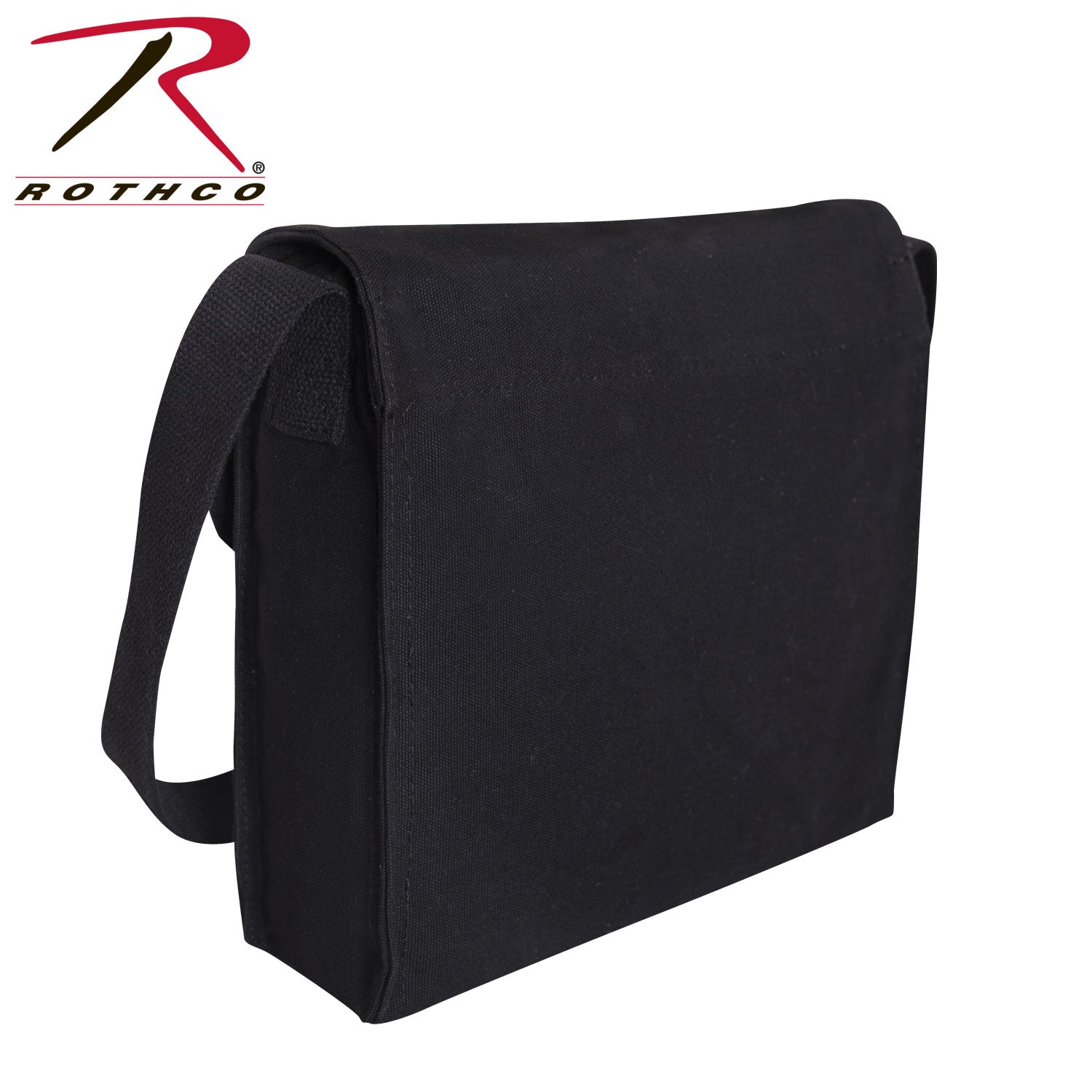 Rothco Canvas Medic Bag Black – Durable 22oz Heavyweight Canvas with Adjustable Shoulder Strap