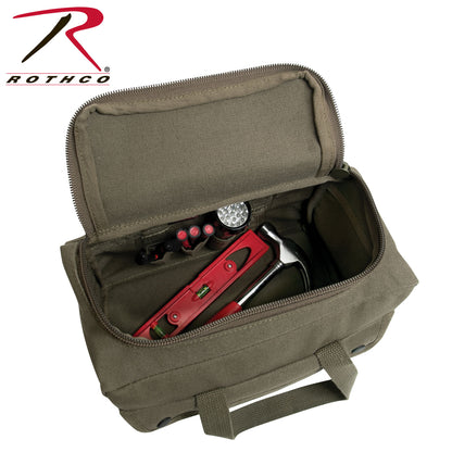 Rothco Wide Mouth Mechanics Tool Bag Olive Drab Part Number 9255