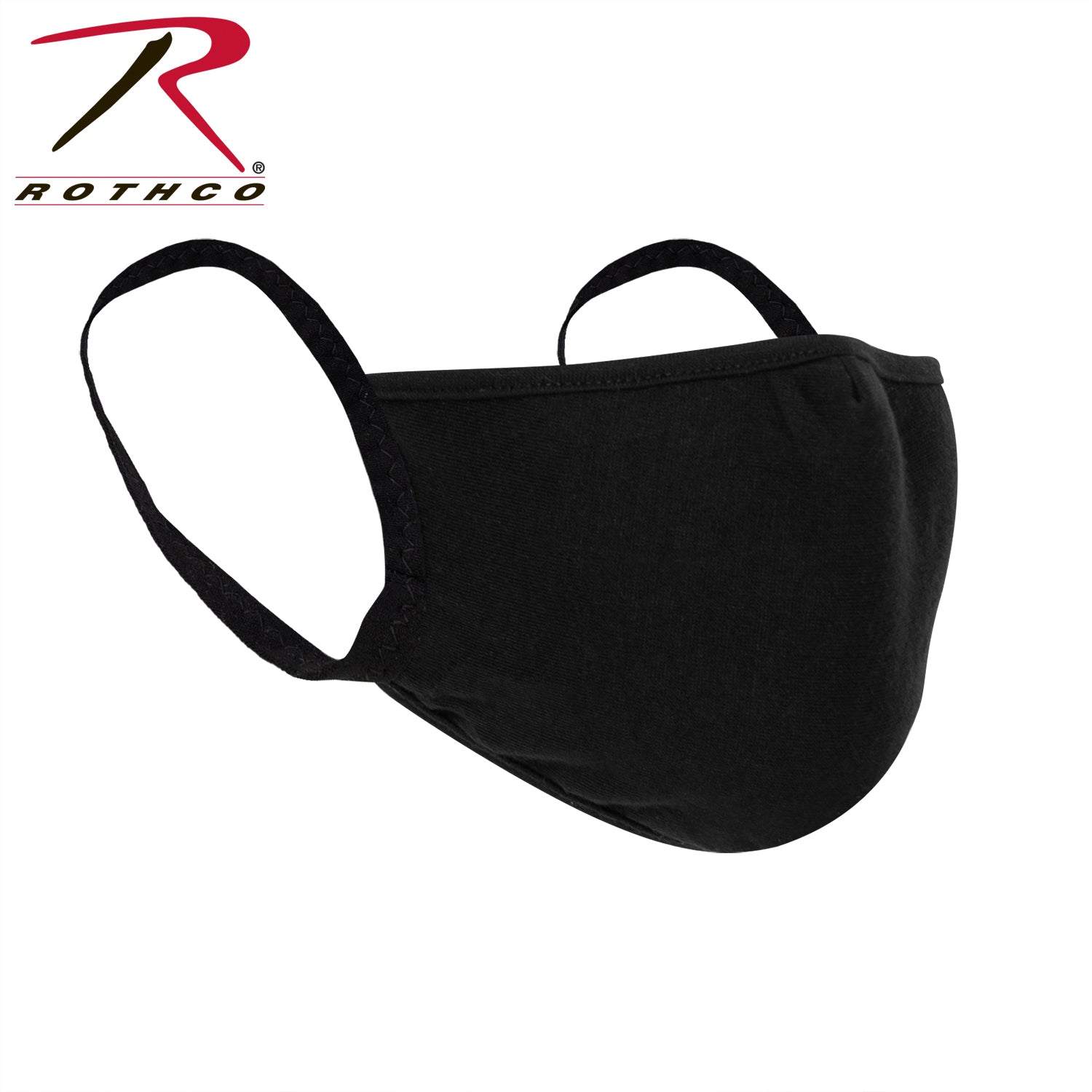 Rothco Reusable 3-Layer Face Mask Black Size L / XL