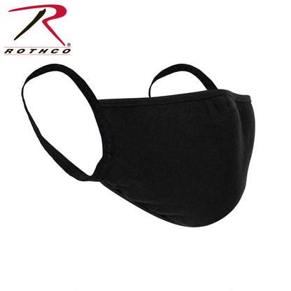 Rothco Reusable 3-Layer Face Mask Black Size L / XL