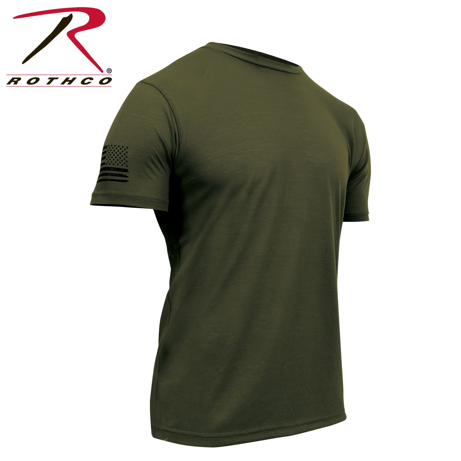 Rothco Tactical Athletic Fit T-Shirt Olive Drab Size 2XL