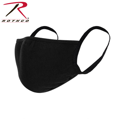 Rothco Reusable 3-Layer Face Mask Black Size L / XL