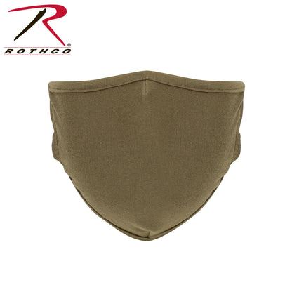 Rothco Reusable 3-Layer Face Mask in Coyote Brown, Size Large/X-Large