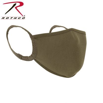 Rothco Reusable 3-Layer Face Mask in Coyote Brown, Size Large/X-Large