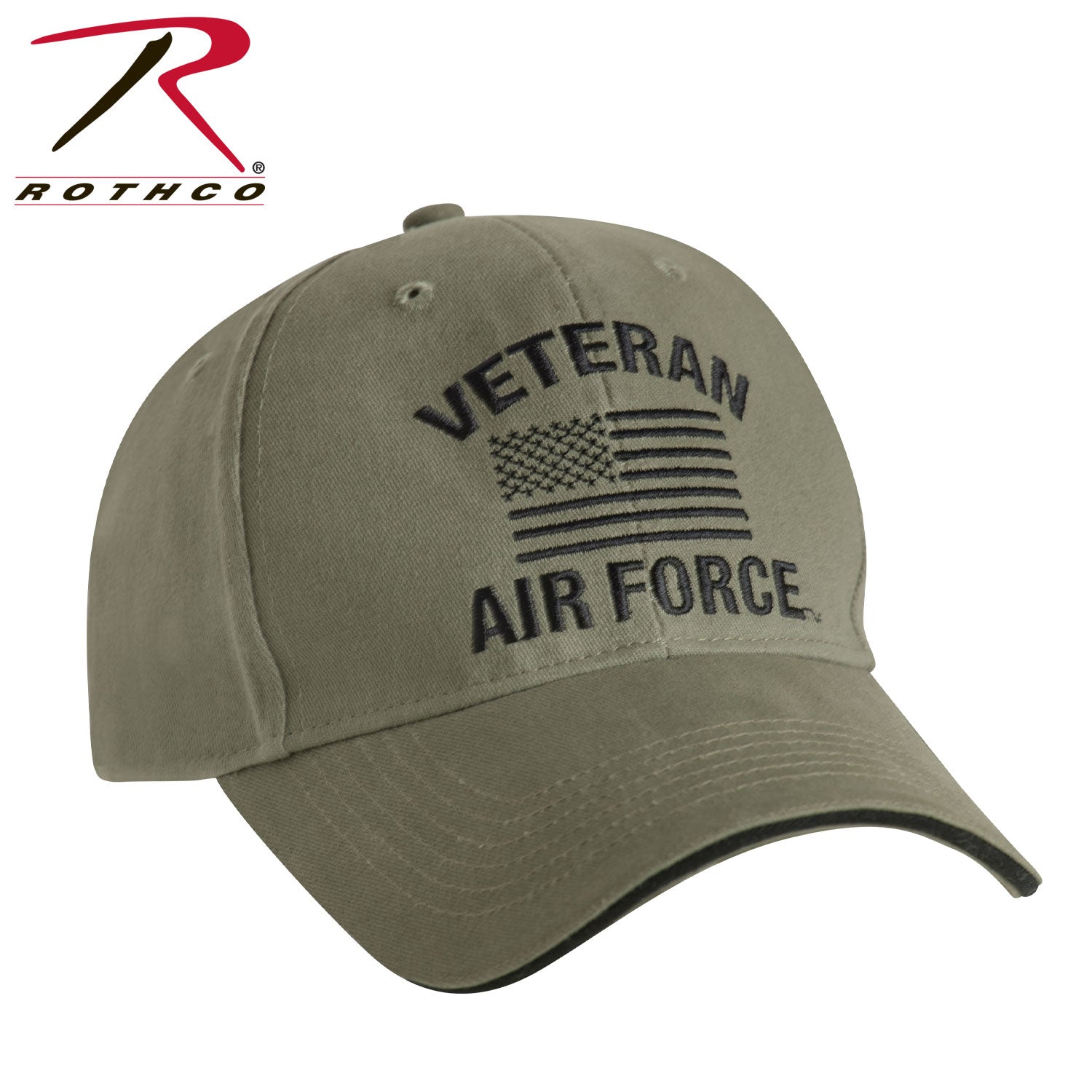 Rothco Vintage Veteran Low Profile Cap with Air Force Emblem