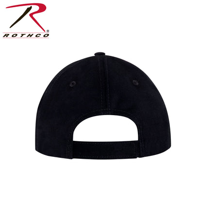 Rothco USMC Eagle, Globe and Anchor / US Flag Low Profile Cap - Black
