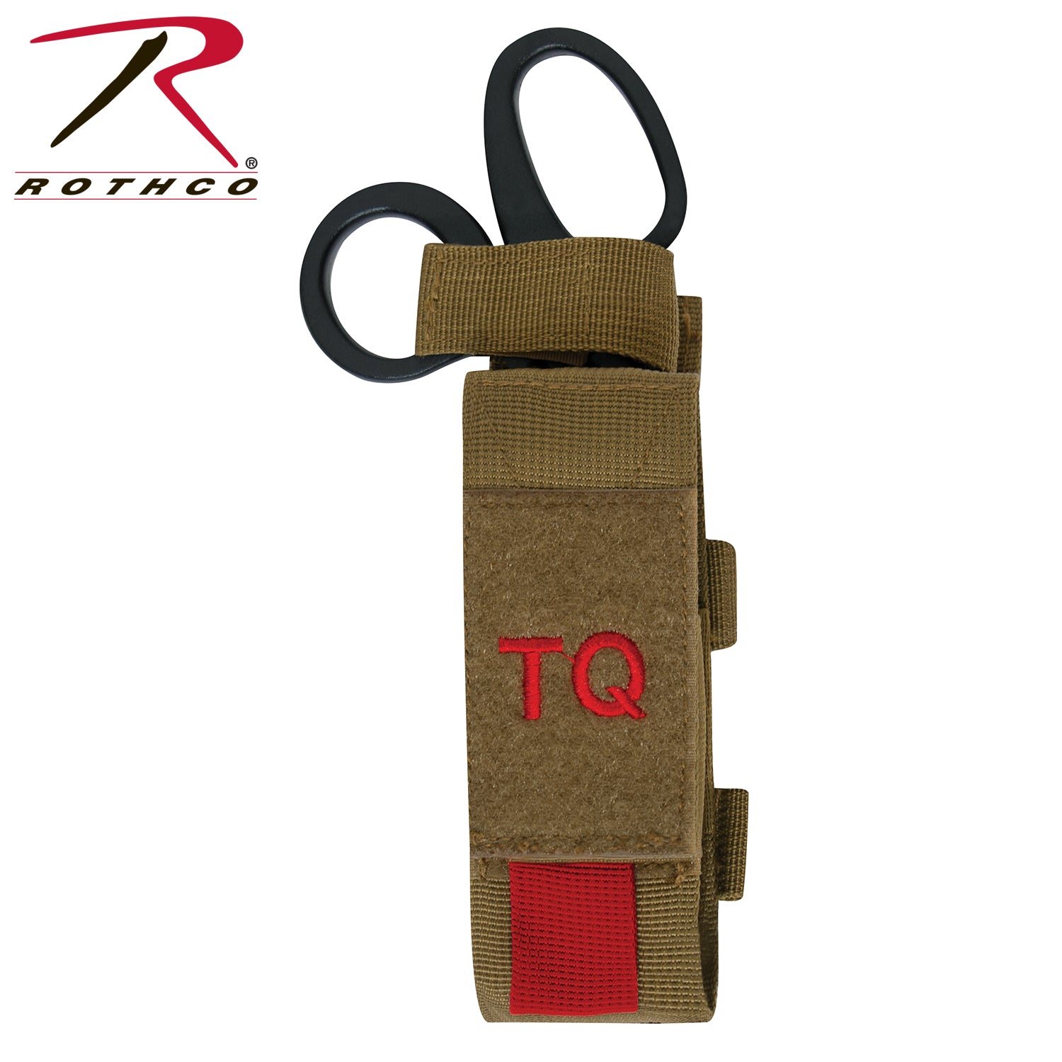 Rothco MOLLE Tactical Tourniquet and Shear Holder Pouch Coyote Brown