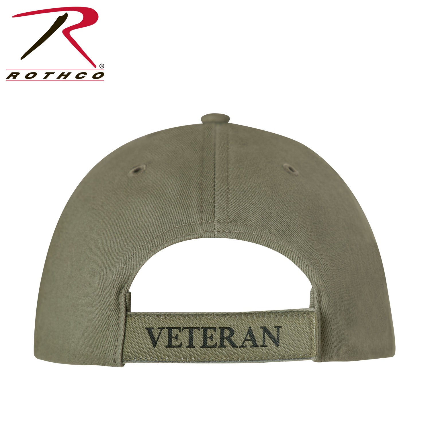 Rothco Vintage Veteran Low Profile Cap with Marine Emblem - Comfortable Brushed Cotton Twill Hat for Veterans