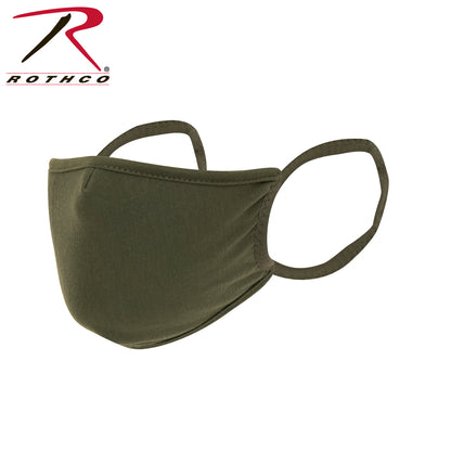 Rothco Reusable 3-Layer Face Mask Olive Drab Size L / XL