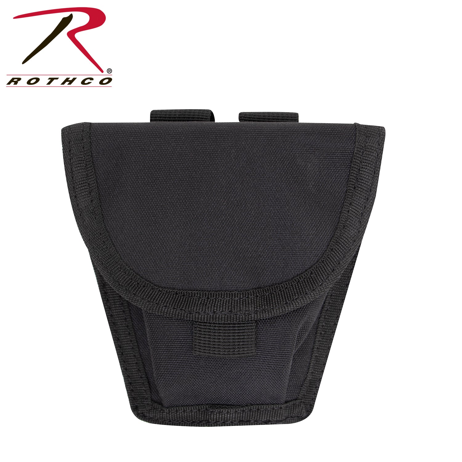 Rothco MOLLE Handcuff Pouch Black - Tactical Duty Belt Accessory