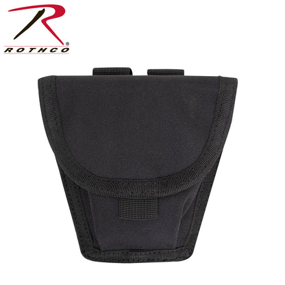 Rothco MOLLE Handcuff Pouch Black - Tactical Duty Belt Accessory