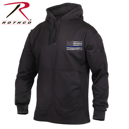 Rothco Concealed Carry Thin Blue Line Hoodie Black Size XS