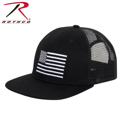 Rothco US Flag Trucker Cap - Adjustable Mesh Back Cap with Cotton Front Panel