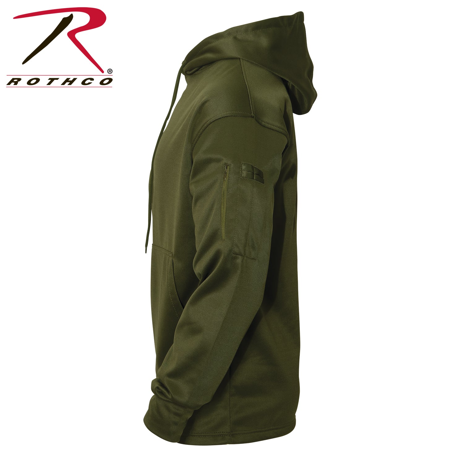 Rothco Concealed Carry Thin Blue Line Hoodie Olive Drab 3XL – Discreet Carry and All-Day Comfort