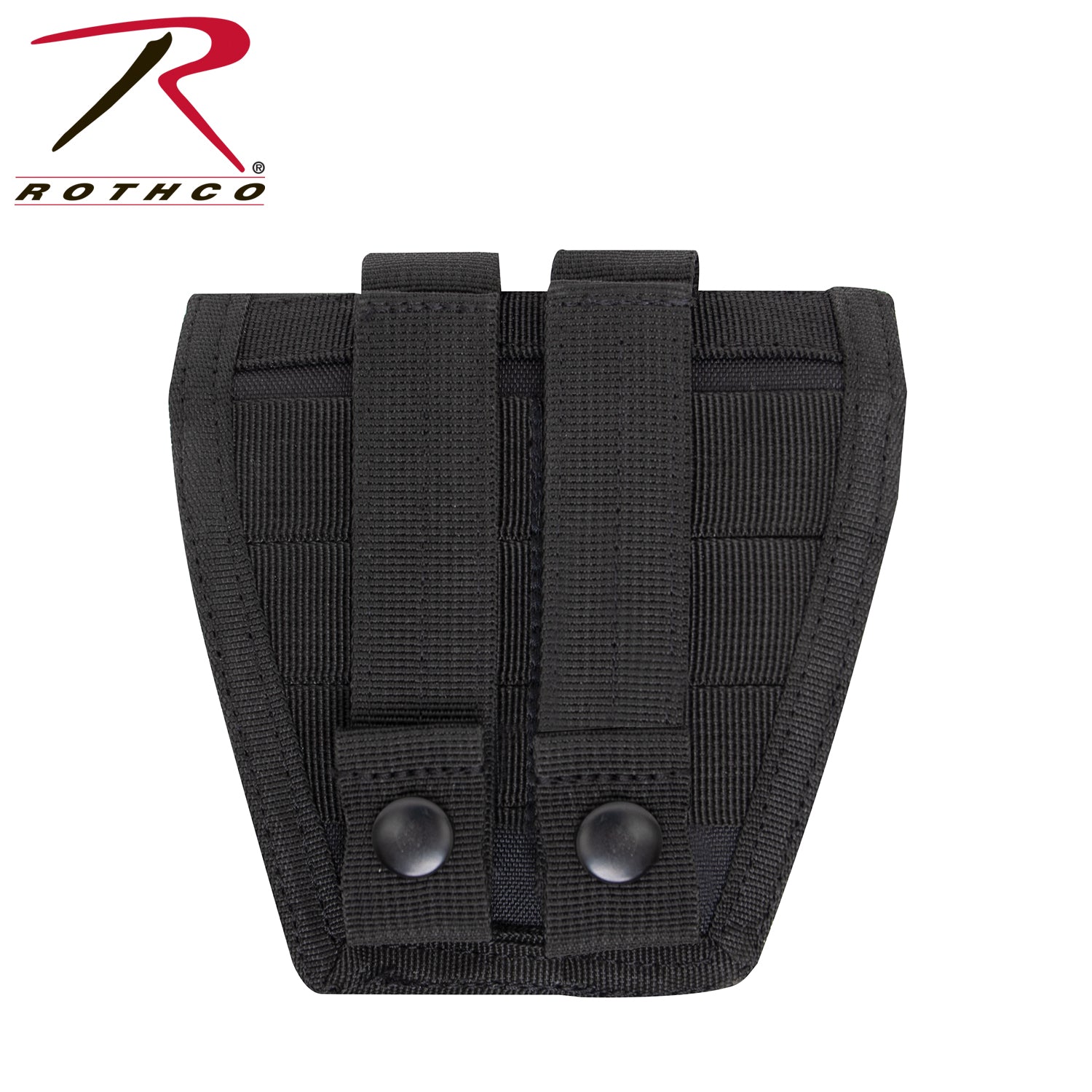 Rothco MOLLE Handcuff Pouch Black - Tactical Duty Belt Accessory