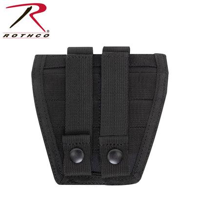 Rothco MOLLE Handcuff Pouch Black - Tactical Duty Belt Accessory