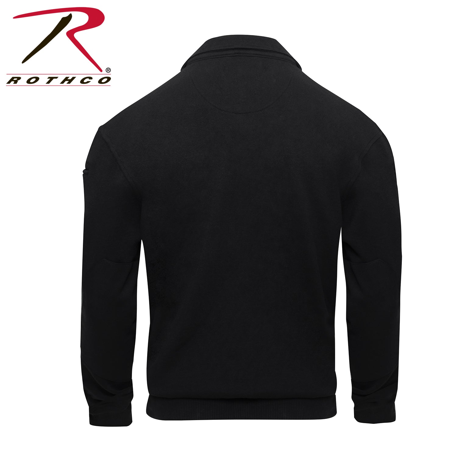 Rothco Firefighter & EMS Quarter Zip Job Shirt Black, Size 3XL