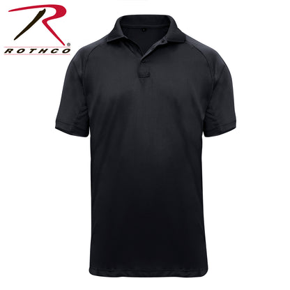 Rothco On Duty Performance Polo Black Size 2XL – First Responder Tactical Uniform Shirt