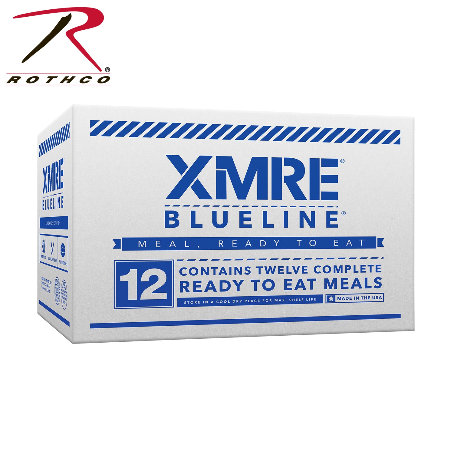 XMRE Blue Line Meals 12-Pack with Heaters – High-Quality Shelf-Stable Emergency Food Supply