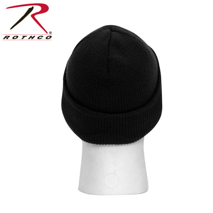 Rothco Wind and Waterproof Insulated Acrylic Watch Cap Black - Cold Weather Headgear