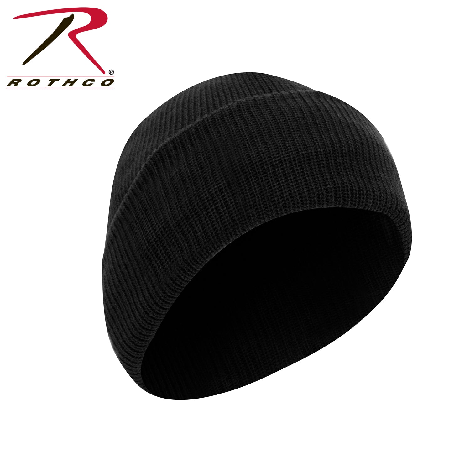 Rothco Wind and Waterproof Insulated Acrylic Watch Cap Black - Cold Weather Headgear