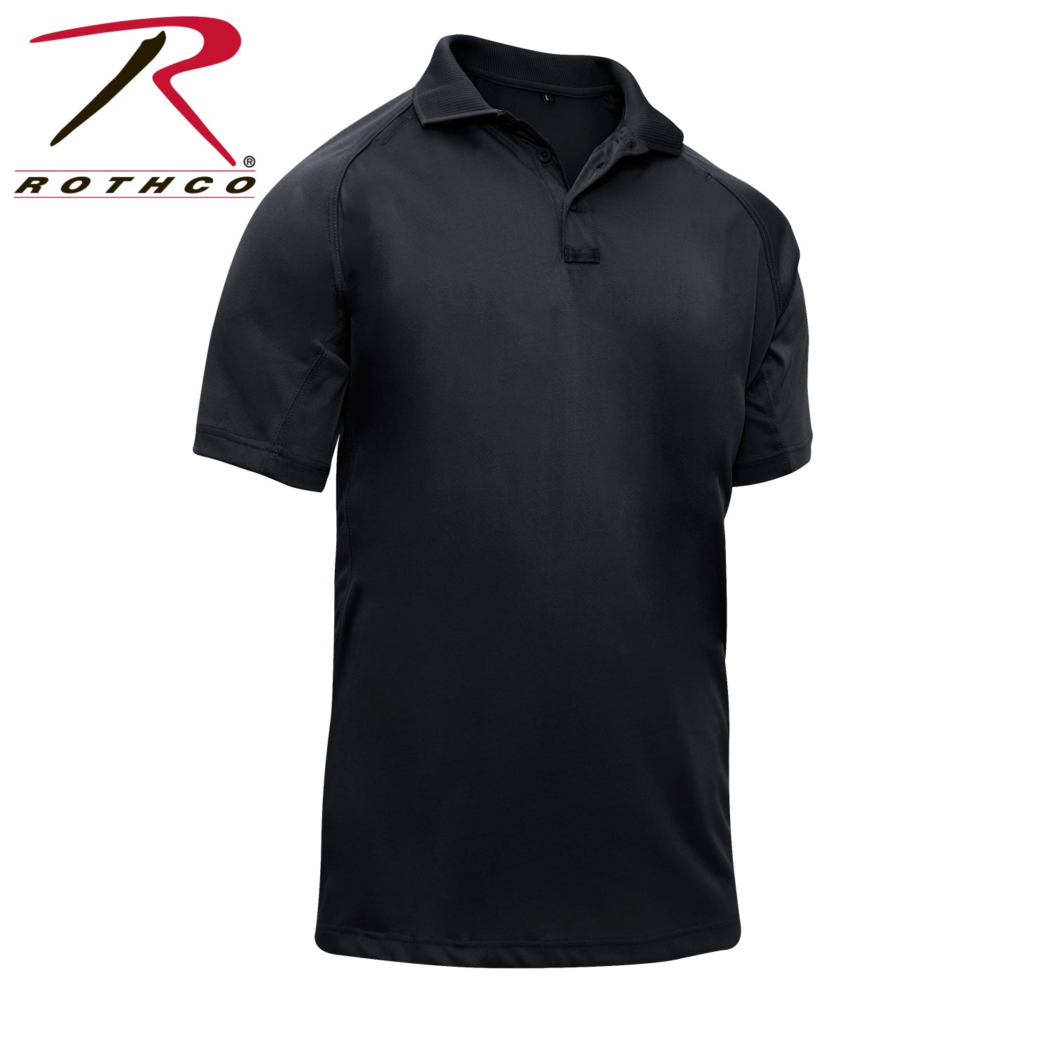 Rothco On Duty Performance Polo Black Size 3XL - Durable Uniform Shirt for First Responders