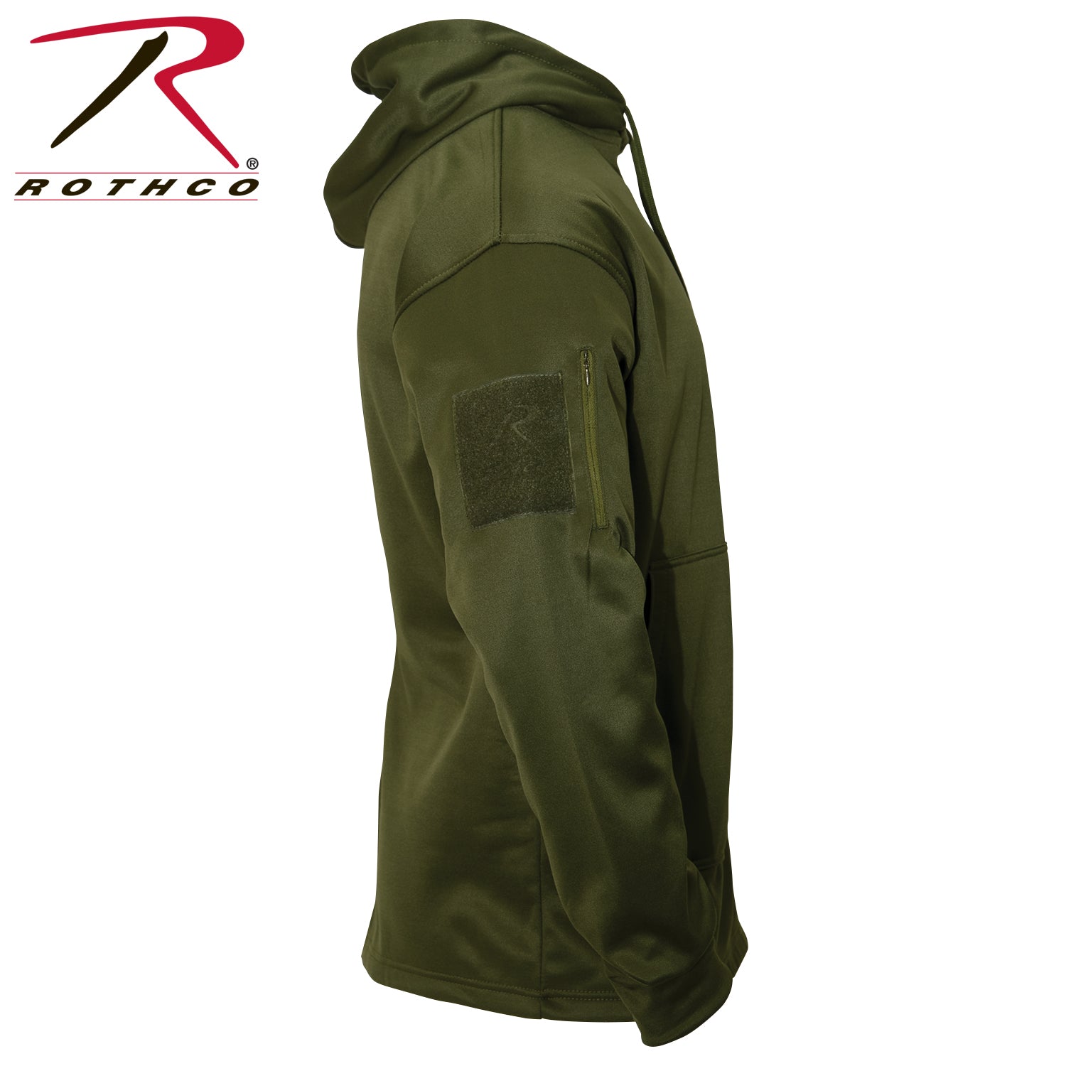 Rothco Concealed Carry Thin Blue Line Hoodie Olive Drab 3XL – Discreet Carry and All-Day Comfort