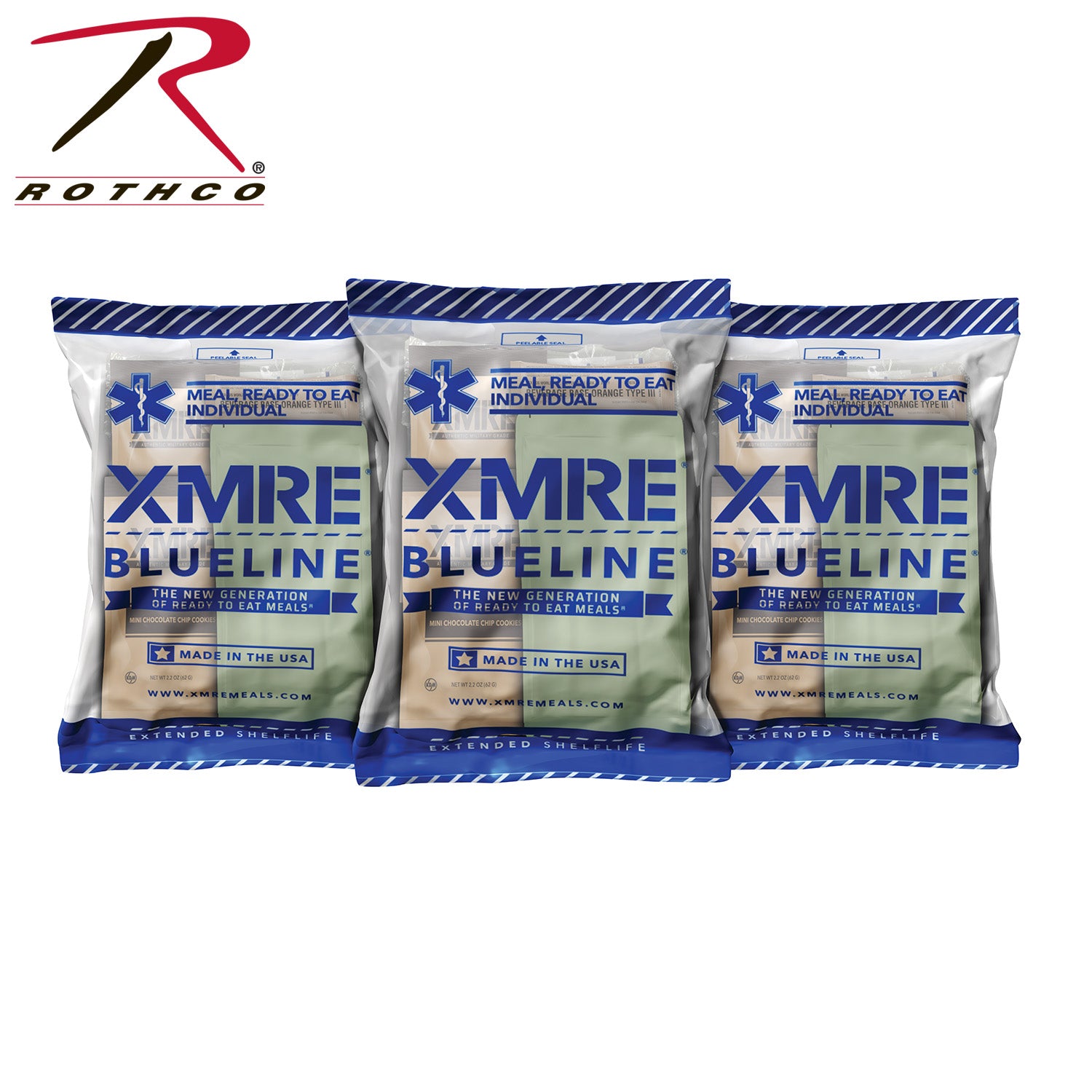 XMRE Blue Line Meals 12-Pack with Heaters – High-Quality Shelf-Stable Emergency Food Supply