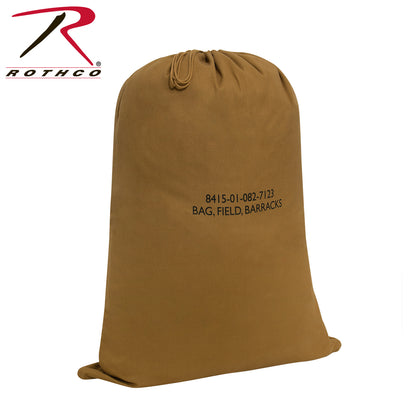 Rothco Canvas Barracks Bag Coyote Brown Size 30 x 40 Inches
