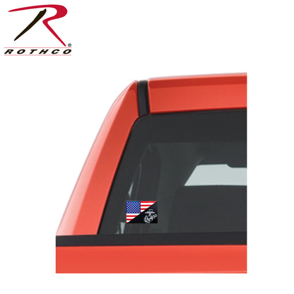 Rothco USMC Eagle, Globe and Anchor Flag Decal - 3 x 4.25 Inches