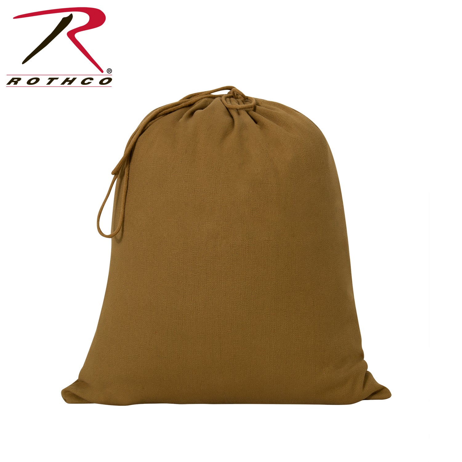 Rothco Military Ditty Bag - 16 x 19 Inches Coyote Brown with Durable Canvas Construction