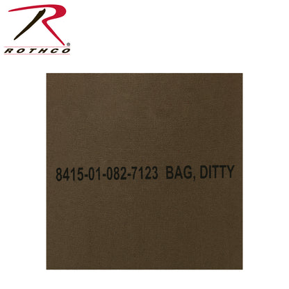 Rothco Military Canvas Ditty Bag - 16 x 19 Inches Olive Drab, Part Number 2573