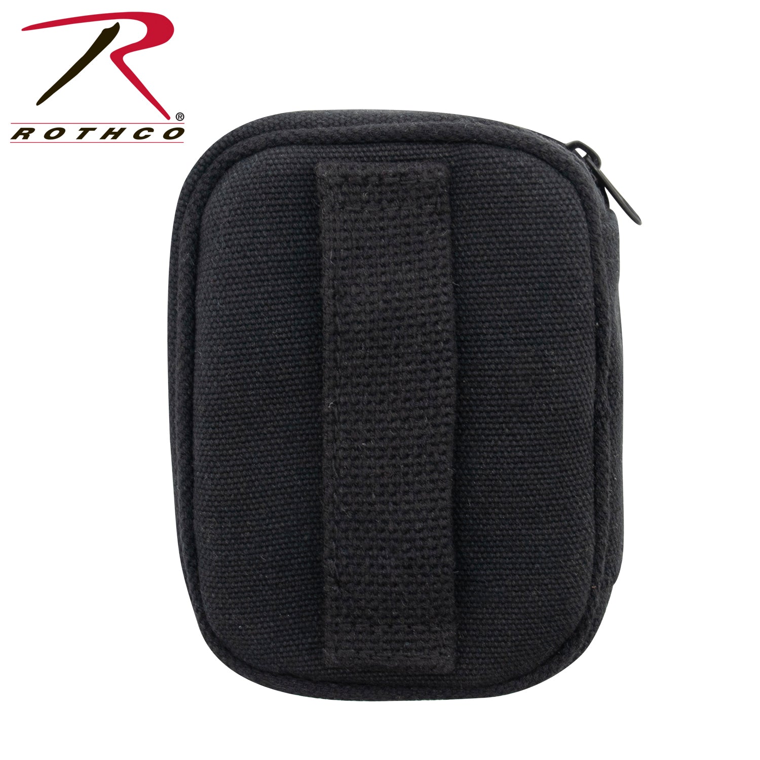 Rothco Zipper First Aid Kit Black – Compact Emergency Medical Supplies with Belt Loop Attachment