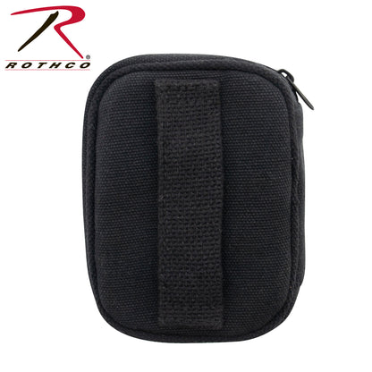 Rothco Zipper First Aid Kit Black – Compact Emergency Medical Supplies with Belt Loop Attachment