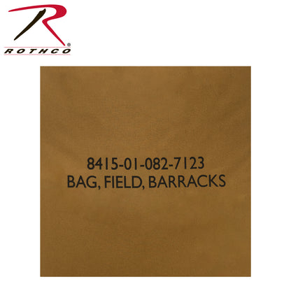 Rothco Canvas Barracks Bag Coyote Brown Size 30 x 40 Inches