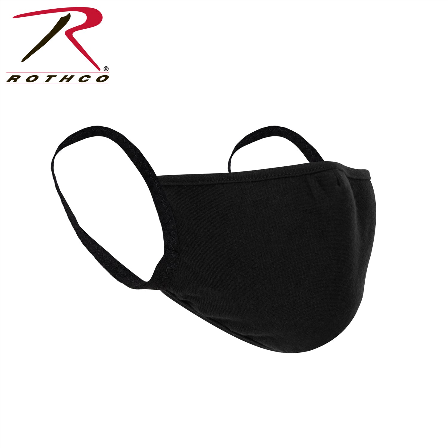 Rothco Kids Reusable 3-Layer Face Mask in Black, Part Number 11278
