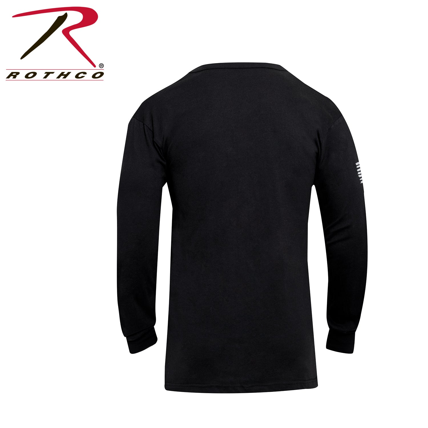 Rothco US Flag Long Sleeve T-Shirt Black Size XL