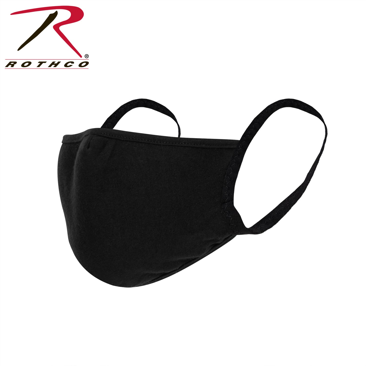 Rothco Kids Reusable 3-Layer Face Mask in Black, Part Number 11278